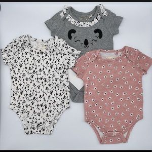 Baby Girl 3-Piece Layette Set 3/6M